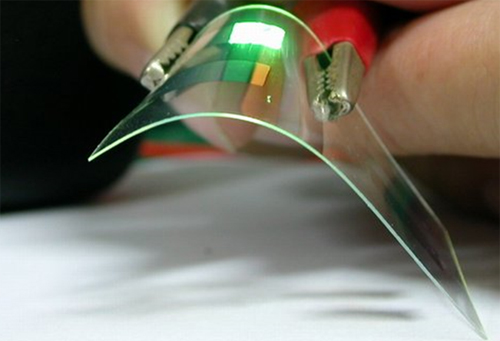 柔性LED器件演示 柔性LED器件演示